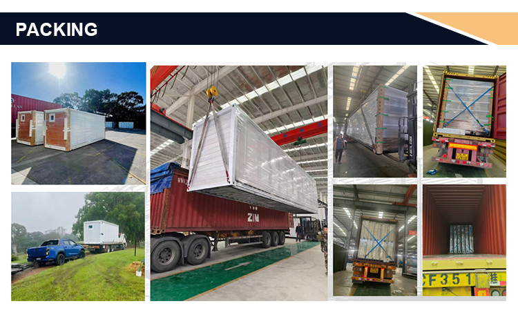 Foldable container house exterior panels