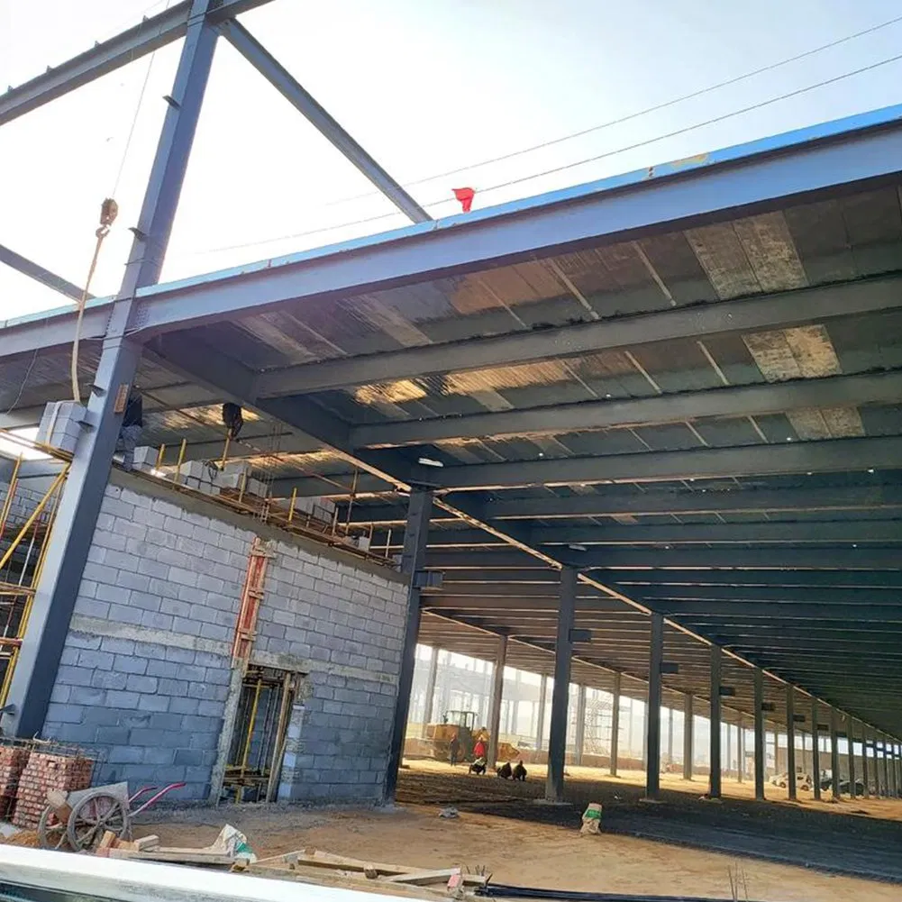 High Strength Steel Frame Office Building Multi Storey Prefab Commercial Office Building