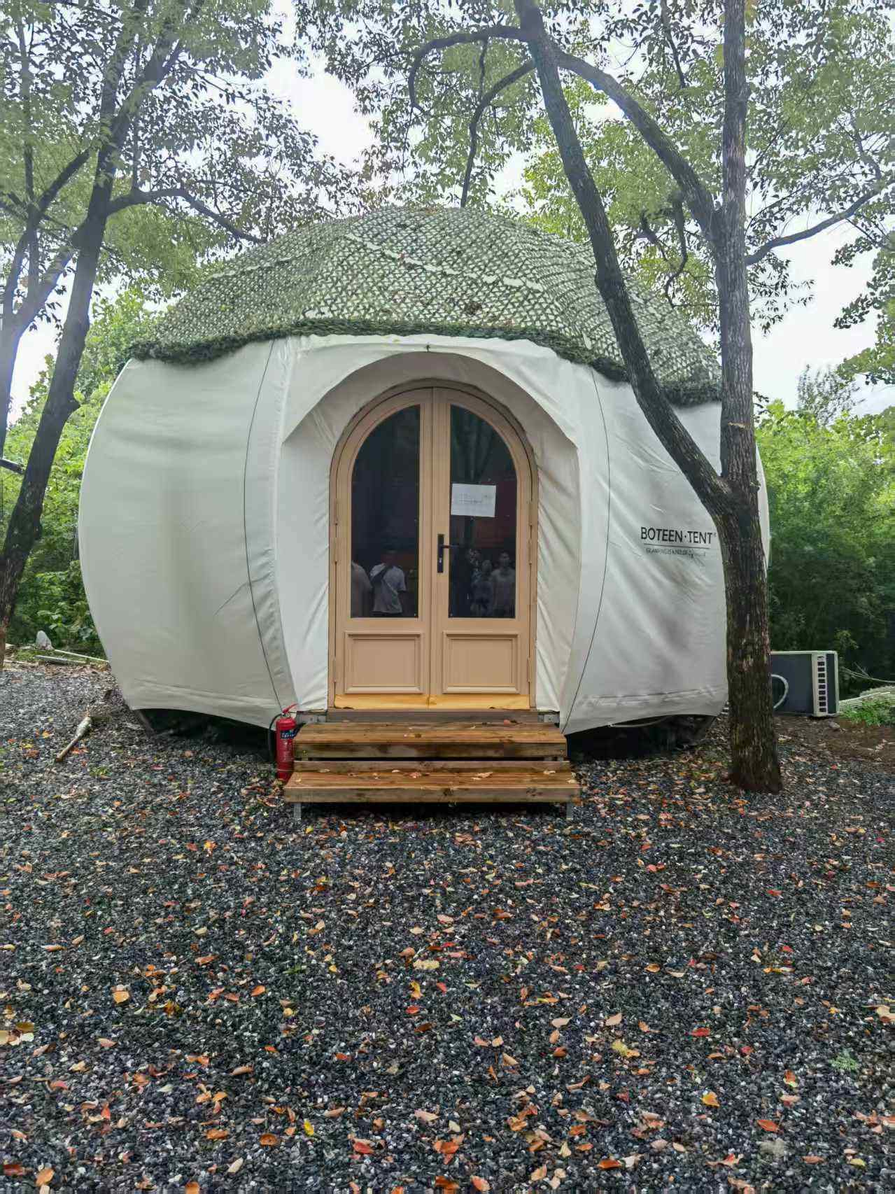 Trendy Pumpkin Dome Tent House Resort Luxury Waterproof Outdoor Safari Glamping Hotel Tent For Travel Accommodation &amp; Business