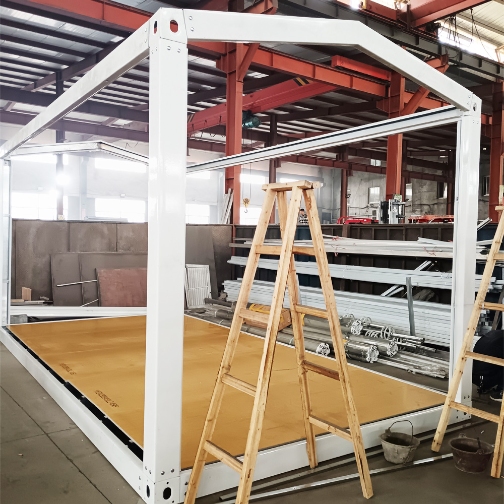 6x3x2.8 Meter 20ft Flat Pack Quick Assembly House Container Galvanized Steel Prefab House Container Frame Home