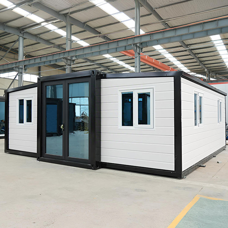 Factory-Built Expandable Steel Container Office Dormitory Housing with Sandwich Panel for Hotels and Villas (20ft Model)