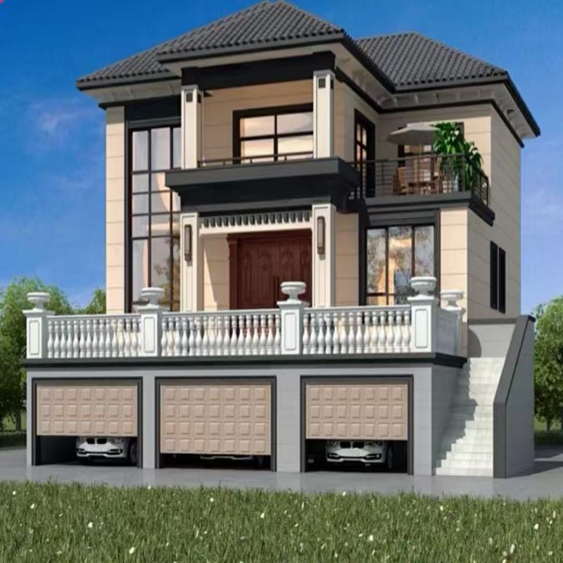 American Style, Energy-saving and Environmentally Friendly Light Steel Villa