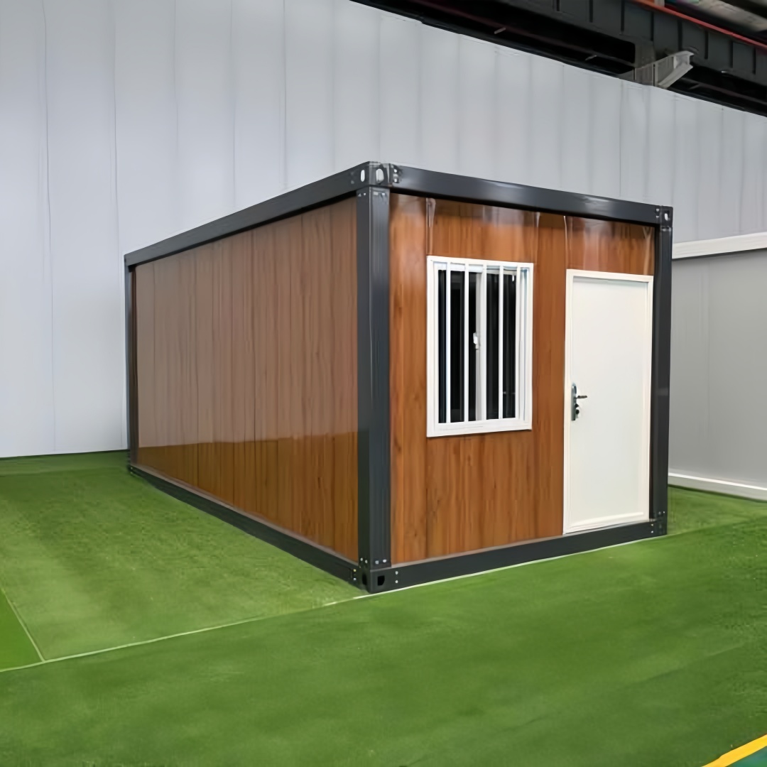European Designed 40ft Knowdown Container House Prefabricated 20ft Steel Sandwich Panel Structure Shop Construction Living Cabin