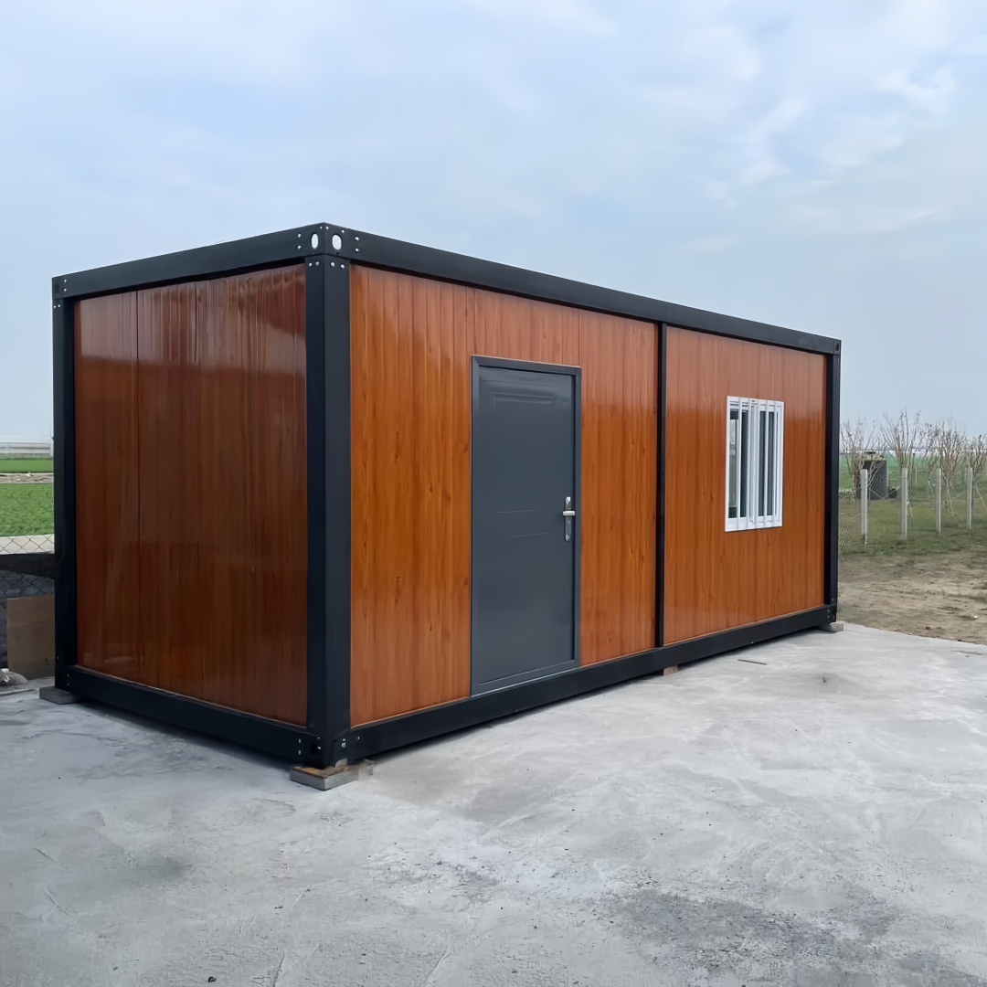 European Designed 40ft Knowdown Container House Prefabricated 20ft Steel Sandwich Panel Structure Shop Construction Living Cabin