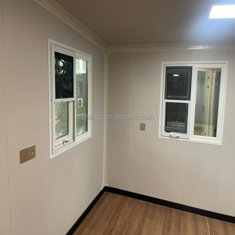 Steel Flat Expandable Mobile House Modular Prefab Home With Light Steel Frame