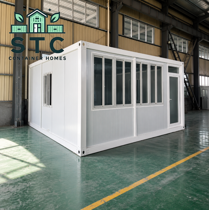 Customize Casas Prefabricadas Container House 20ft Sandwich Panels Home Office Flat Pack House Steel Building Dormitory