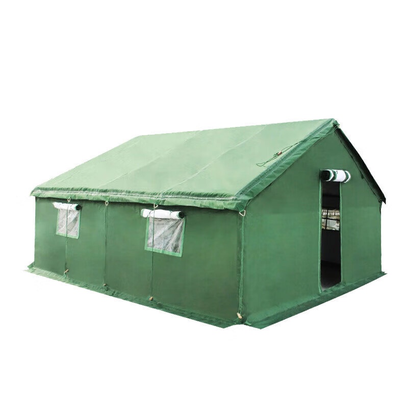 Outdoor Steel Roof Tent For 5-8 People Thickened Oxford Fabric Four-Season Emergency Disaster Relief Cold Protection