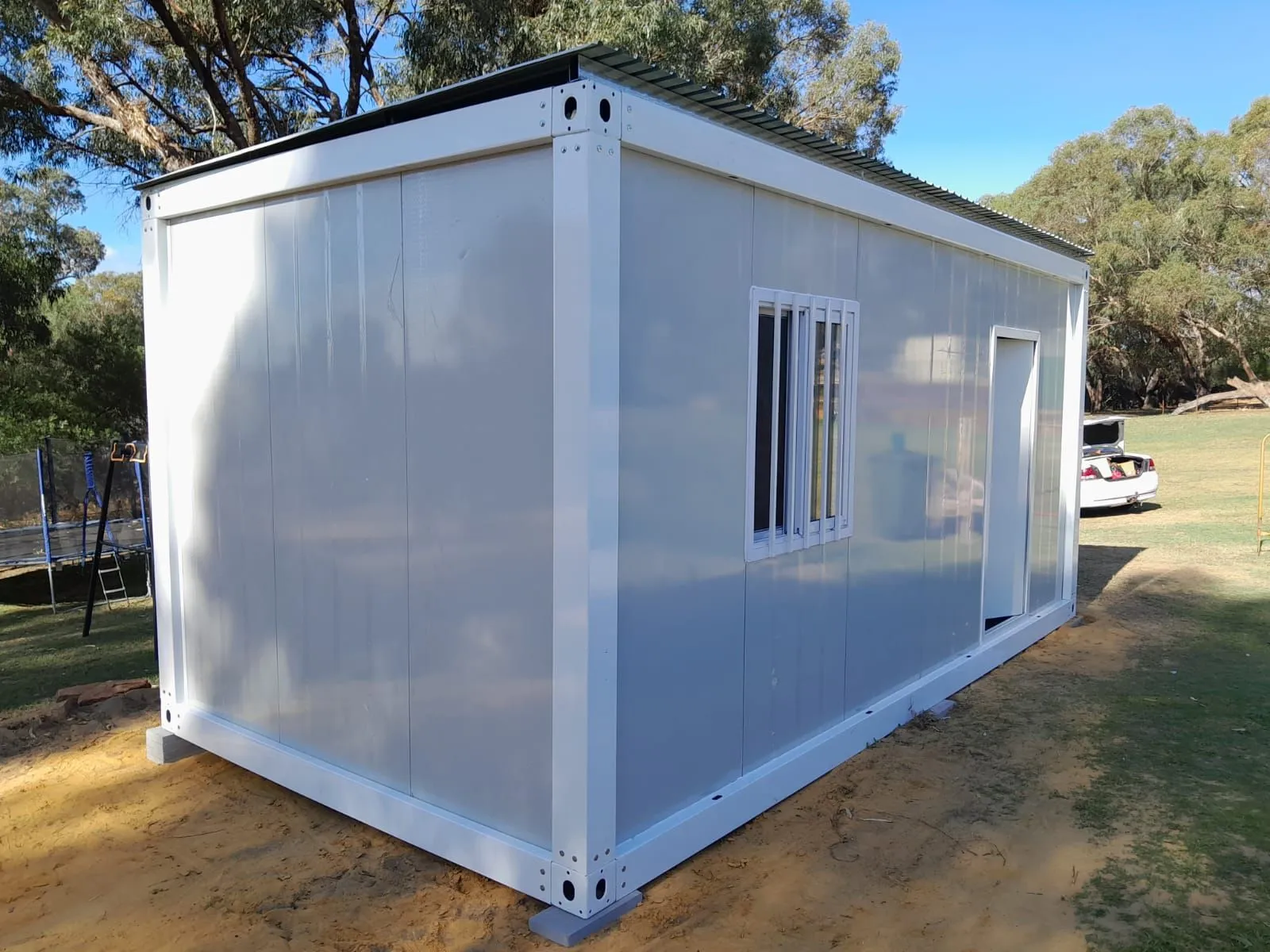 CY 40ft Prefab Steel Modular Tiny House Detachable Container Cabin Shop Emergency Rescue Mobile House Sandwich Panel Bedroom