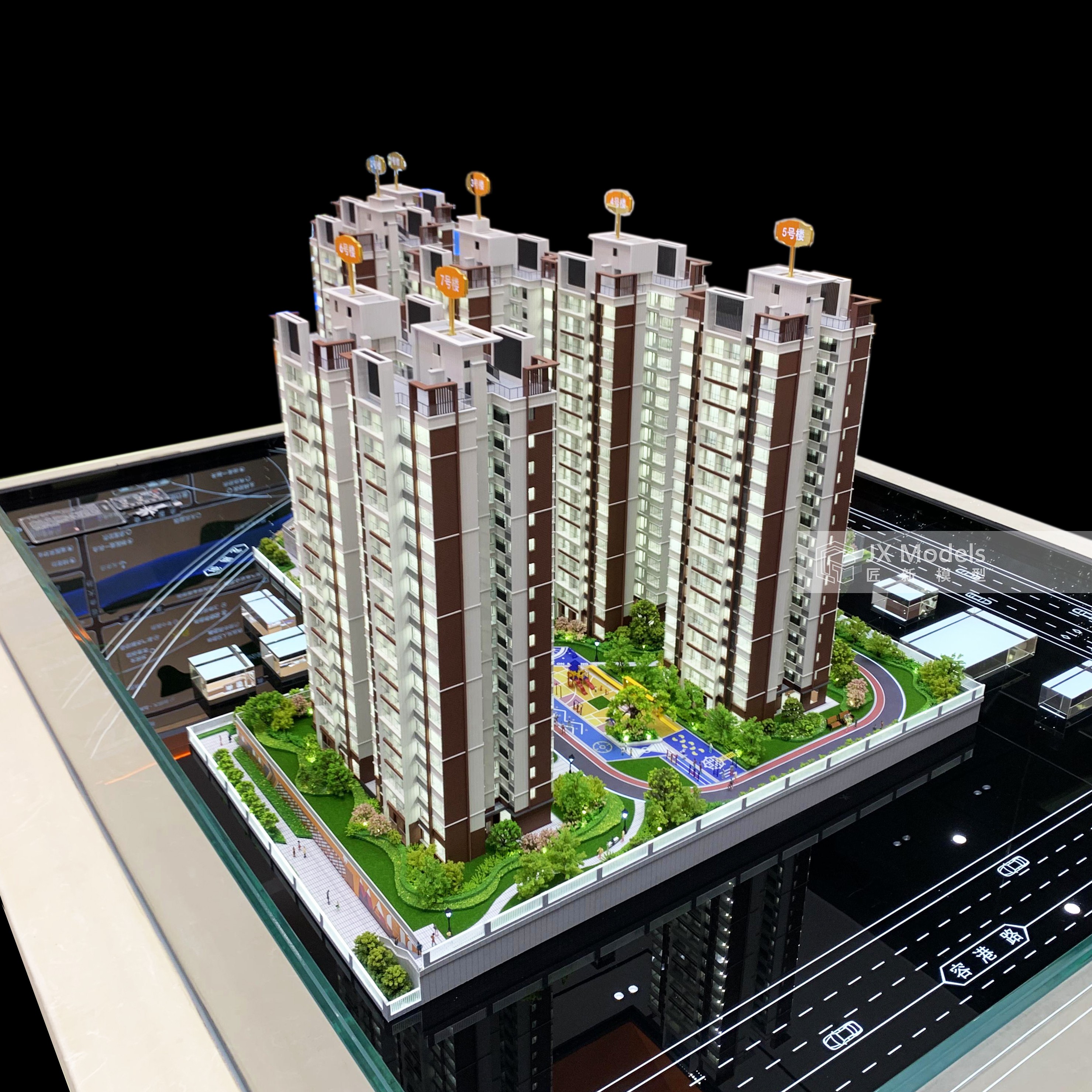 Office Building Model View 1