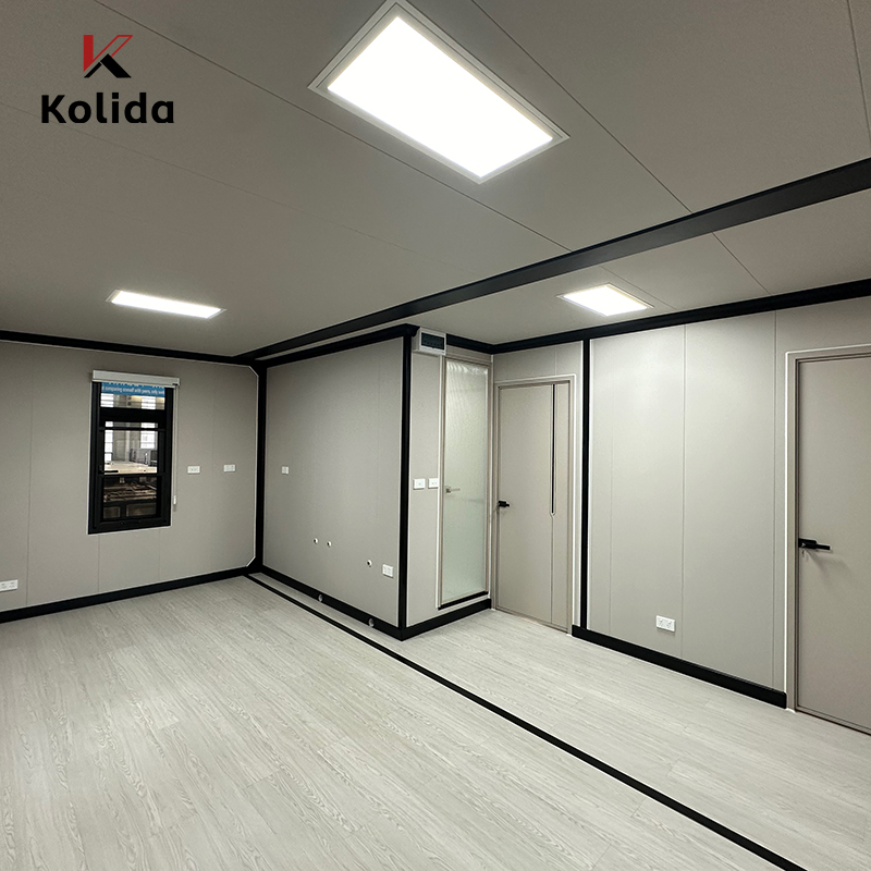Kolida Easy Folding 40 Ft 20 Ft Light Steel Mobile Prefabricated House Expandable 3 Bedroom Kitchen Prefab Office Apartment