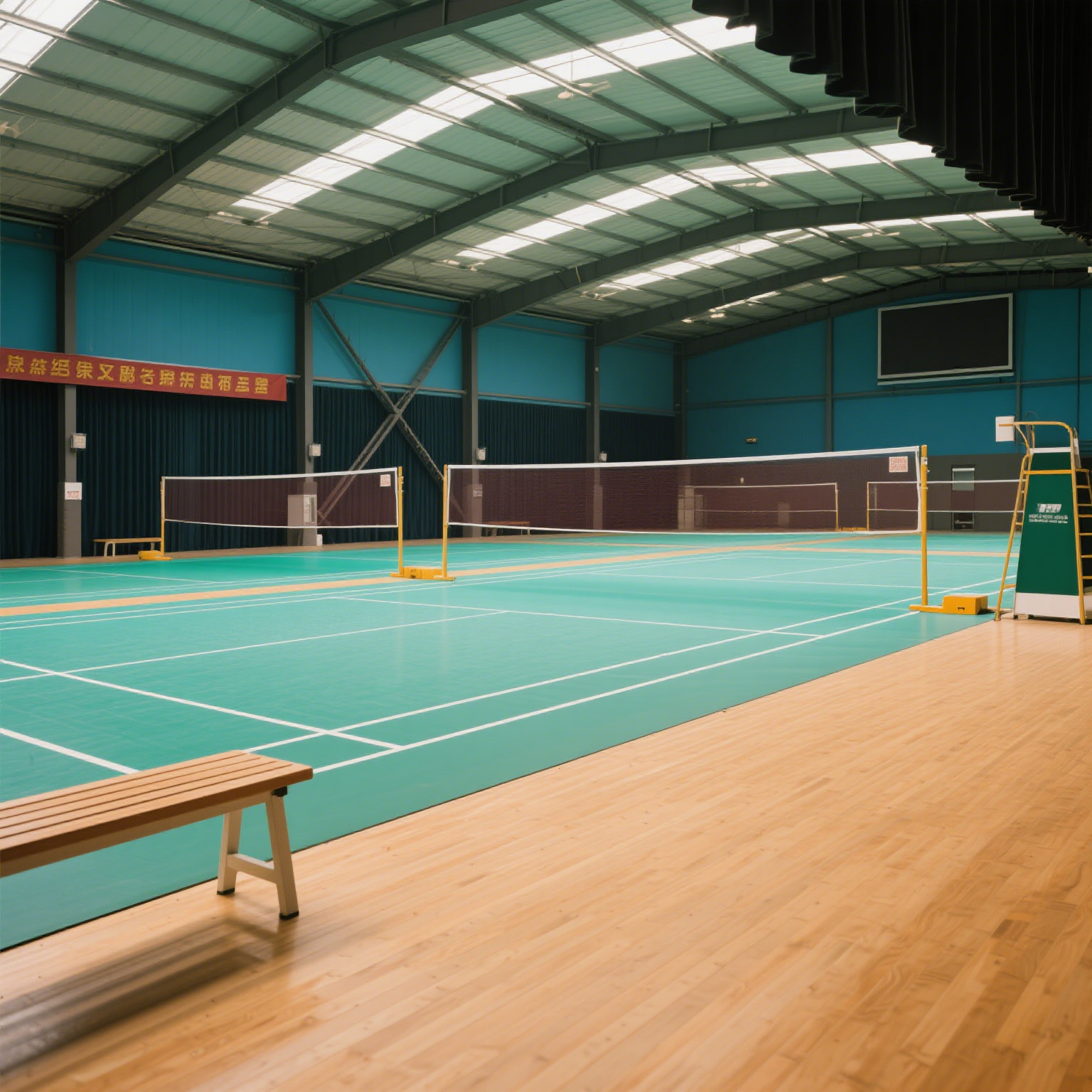Fast Completion Prefabricated Steel Structure Badminton Hall Efficiently Built Warehouse