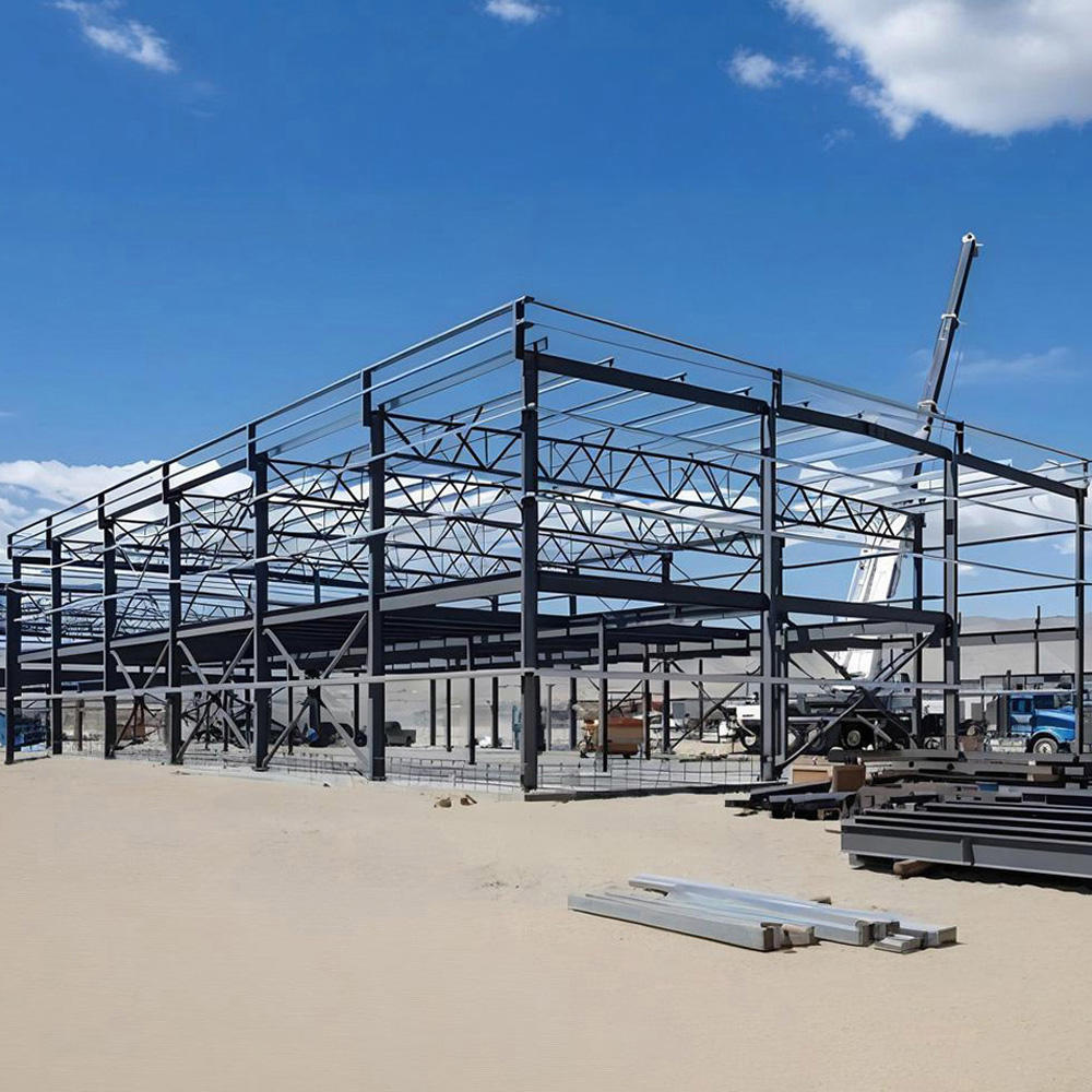 Modern Prefabricated Steel Structure Building For Factory And Warehouse High Quality Steel Frame Design With Quick Installation