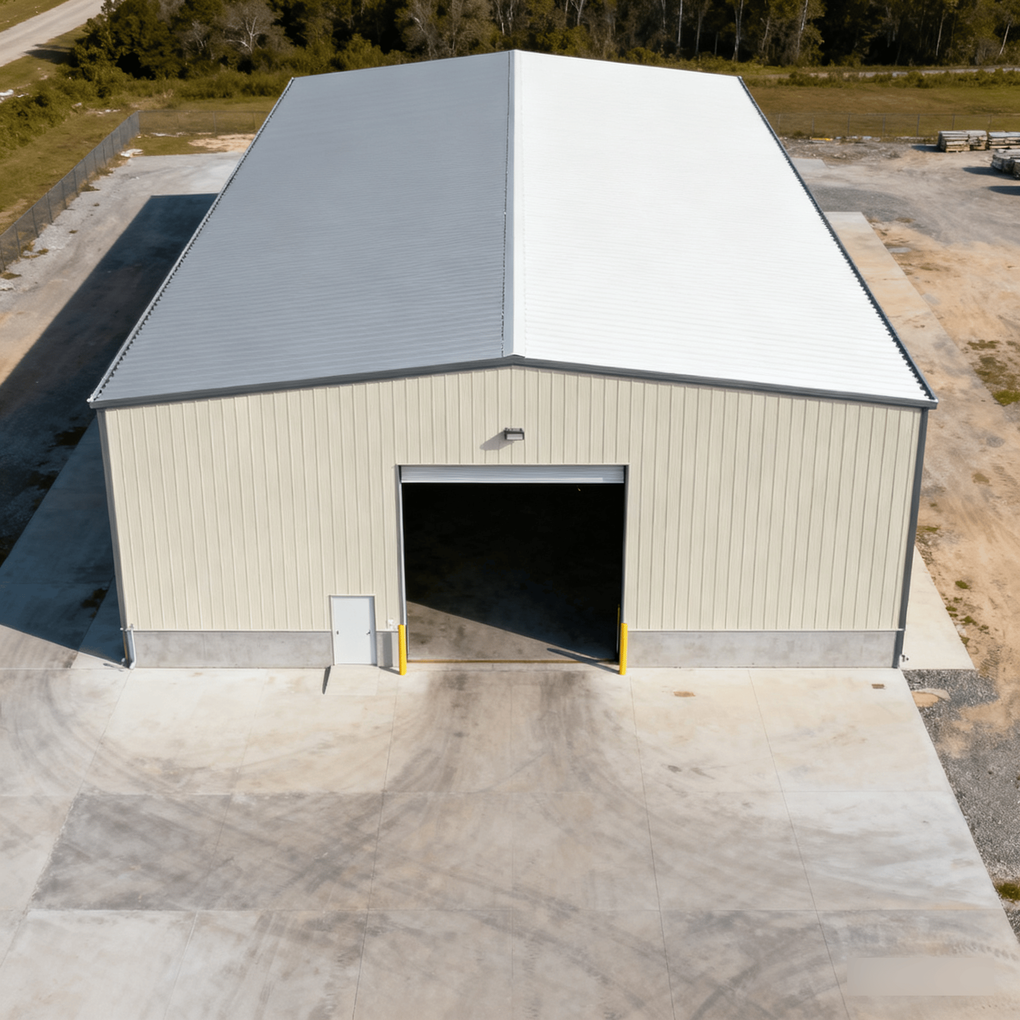 Light Steel Structure Large-span Grid Manufacturing Workshop Factory Building Warehouse Industrial Frame Prefabricated Modular