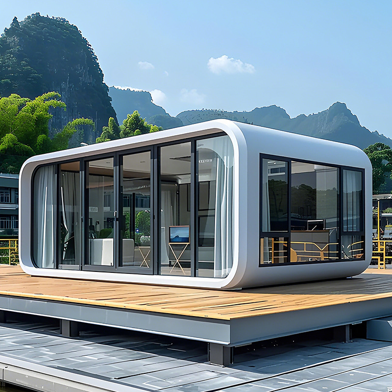 Color Steel Container Mobile House for Hotel Scenic Area Camping Homestay &amp; Shop Use-Chongqing Factory