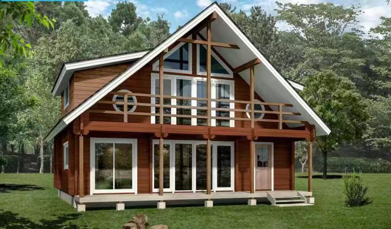 Light Steel Luxury Villa Prefabricated Steel Structure House with Modern Design for Home Office &amp; Hotel Use 1 Year Warranty