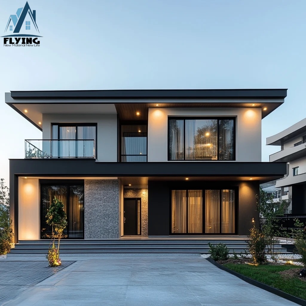 Luxury Premade Light Steel Villa Modern Prefab Light Gauge Steel Frame Shed 3 4 5 Rooms Prefabricated Smart Homes Granny Flat