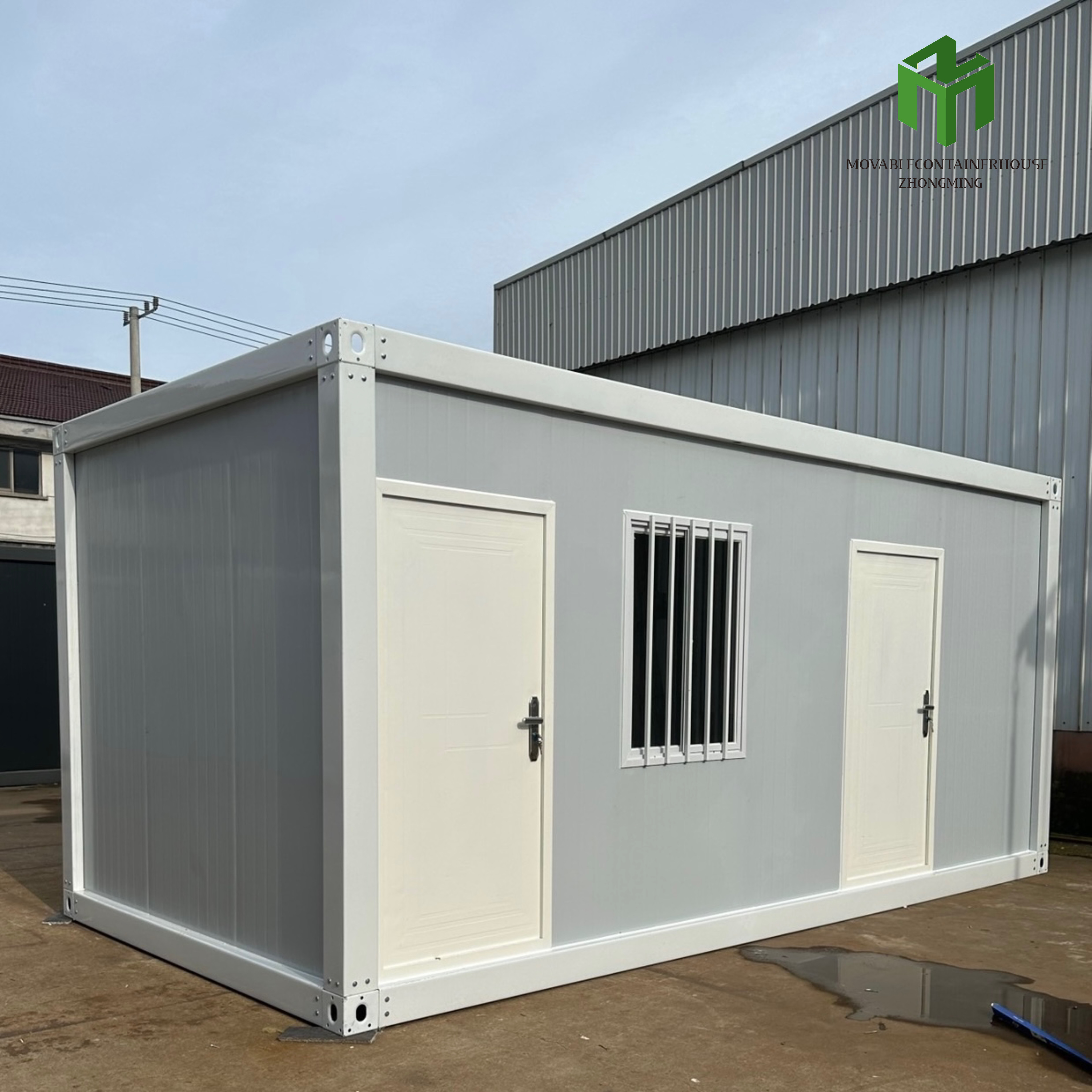 Portable Modular Living Tiny Mobile Home Prefab Detachable Container House High Quality Dormitory With Bathroom and Toilet