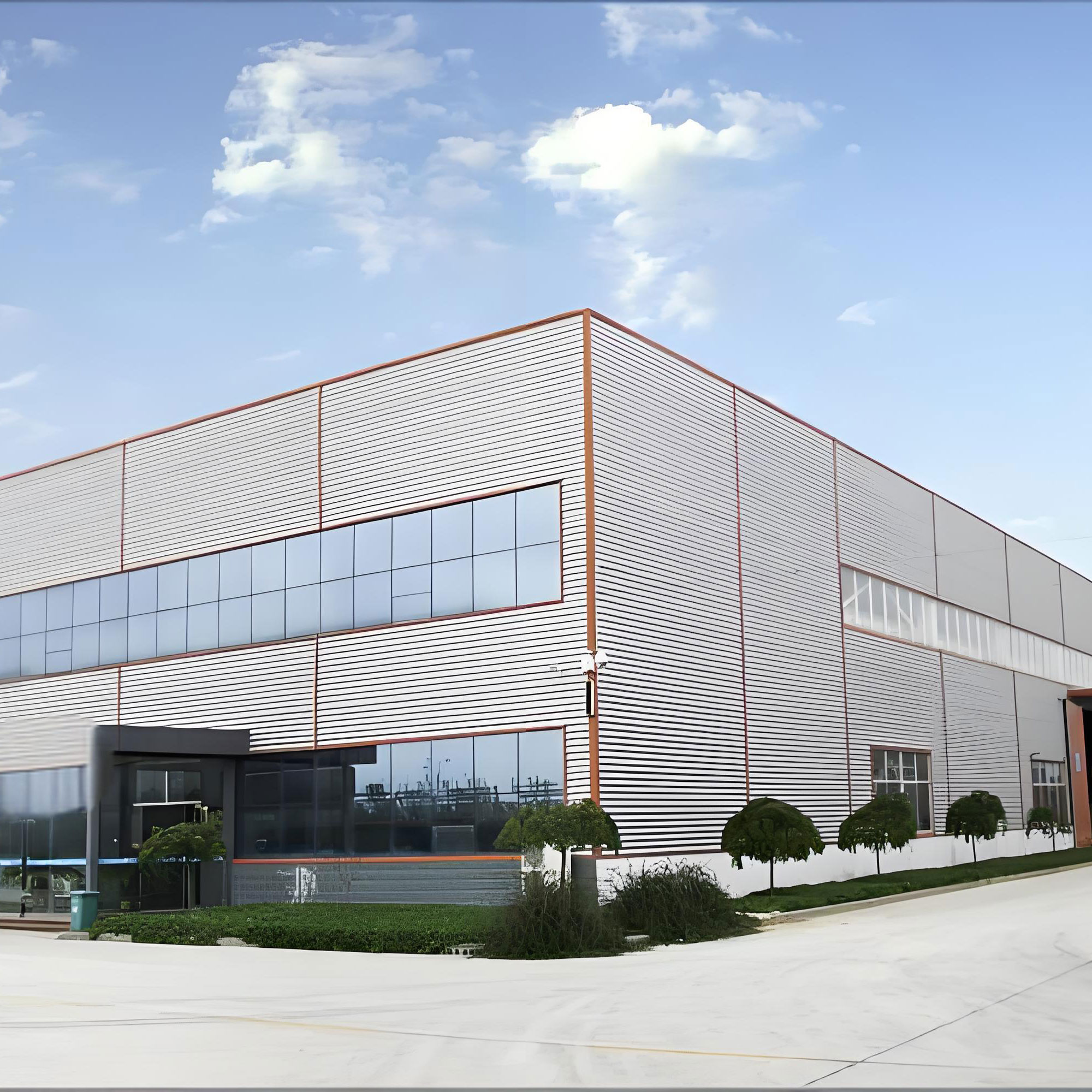 Chinese Low Cost Pre Engineered Solid H-Shape Steel Beam Modern Steel Structure Warehouse Prefabricated Factory Custom Workshop