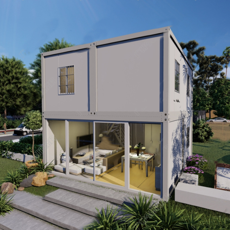 Light Steel 20ft Flat Pack Container House Prefab Container Camping Homes Detachable Container House