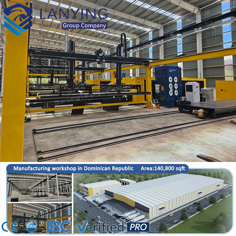 CWB Certified Prefabricated Warehouse - Hot DIP Galvanized Steel Frame Construction For Industrial Warehouse