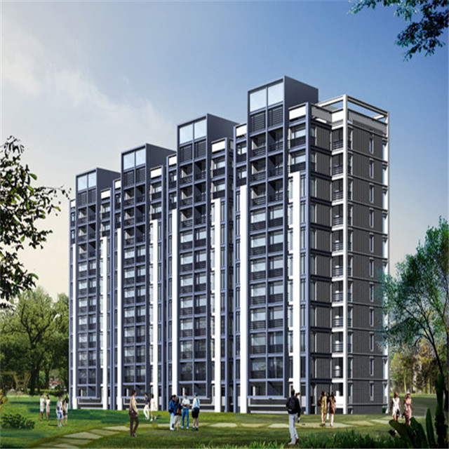 Modern Design High-Rise Steel Structure Prefabricated Apartment Building 2-10 Floor Category with Modular Apartments for Schools