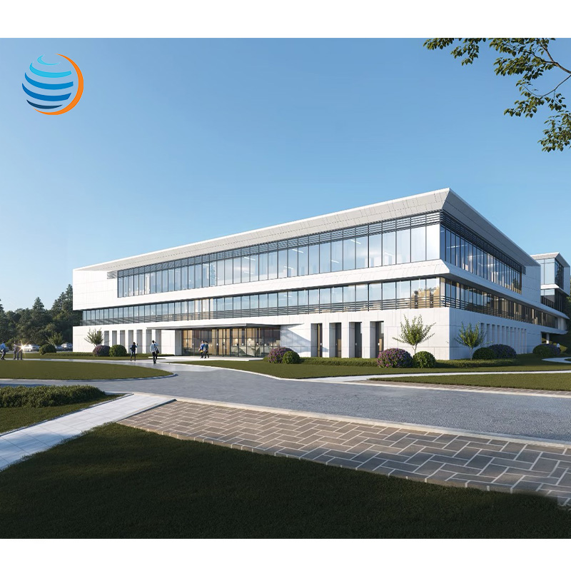 Multi Storey Prefabricated Steel Structure Building Hotel School Office Shopping Mall Construction