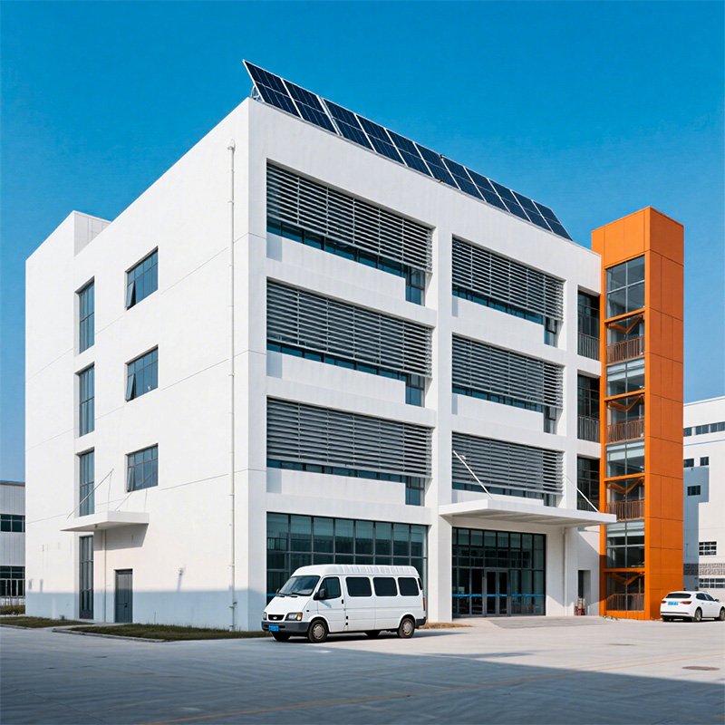 Modern Two-Story Steel Structure Building Industrial Design for Office Workshop Supermarket Carport Park Kitchen Bathroom Use
