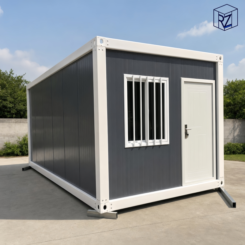 Fast Deployment Modular Container House with Toilet for Workers Dormitory Steel Structure Prefab Cabin Ray-Zen