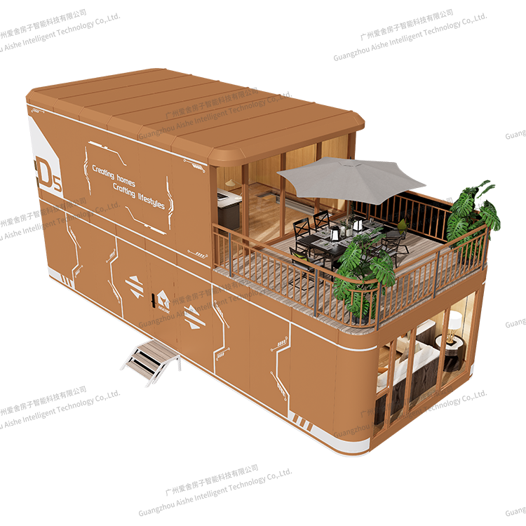 Factory Modular Portable Cabin Multi Function Container House Detachable Prefabricated Double-storey House With Second Floor