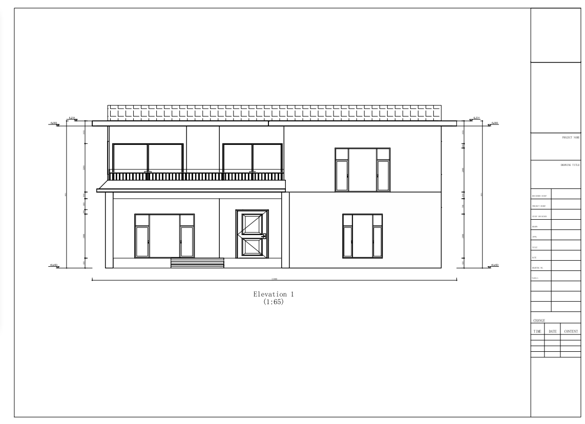 3D Architectural design model