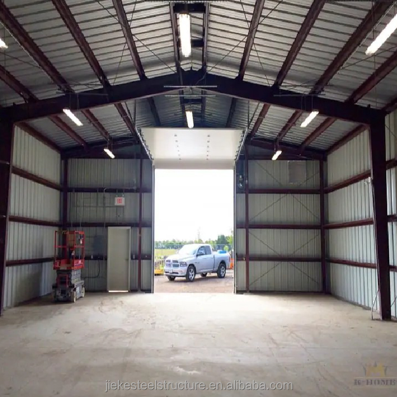 High-quality Lightweight Prefabricated Steel Warehouses Single-story Factory Garage Chinese Design For Warranty