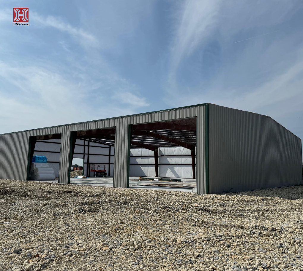 ZTSS Prefabricated Steel Structure Logistics Warehouse Industrial Building Commercial Building Steel Structure Warehouse