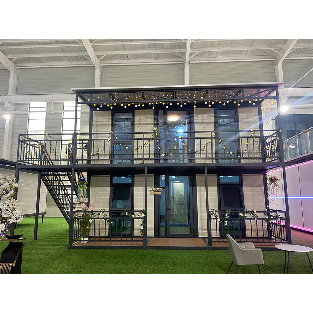Australia Large Villa Steel Frame Chinese 2 Story Camp Living Foldable Modular House Price From China