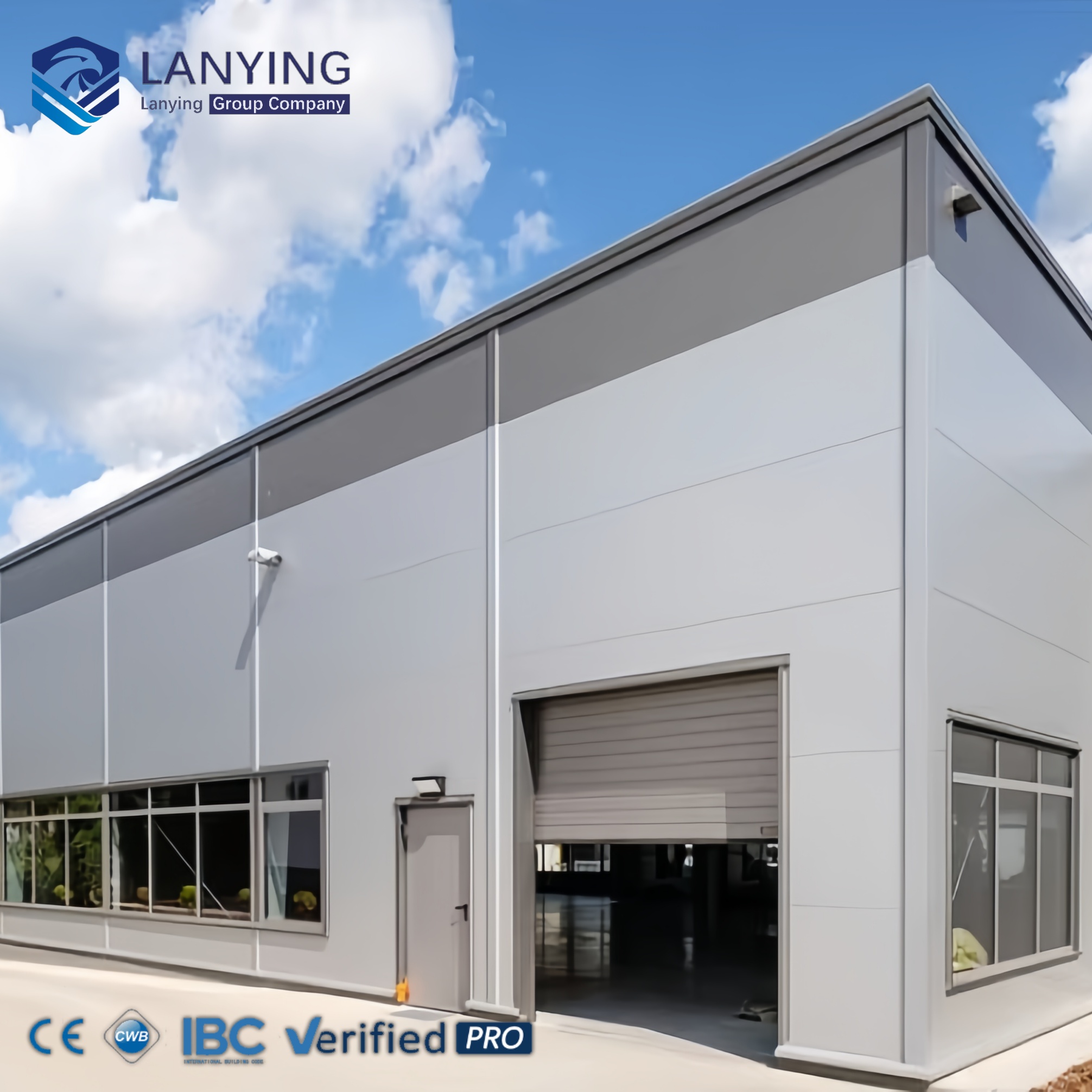 Custom Steel Building with Reliable Steel Frame for Warehouse, Workshop and Commercial Building Projects