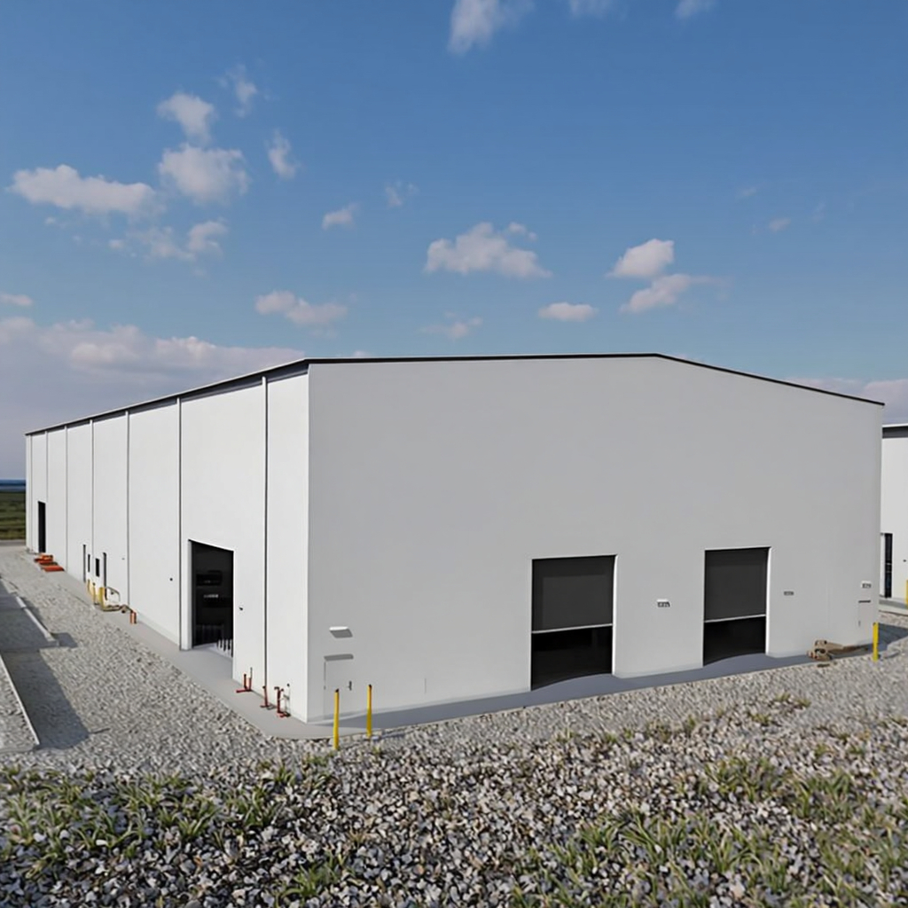 Modern Prefabricated Steel Structure Building For Factory And Warehouse High Quality Steel Frame Design With Quick Installation