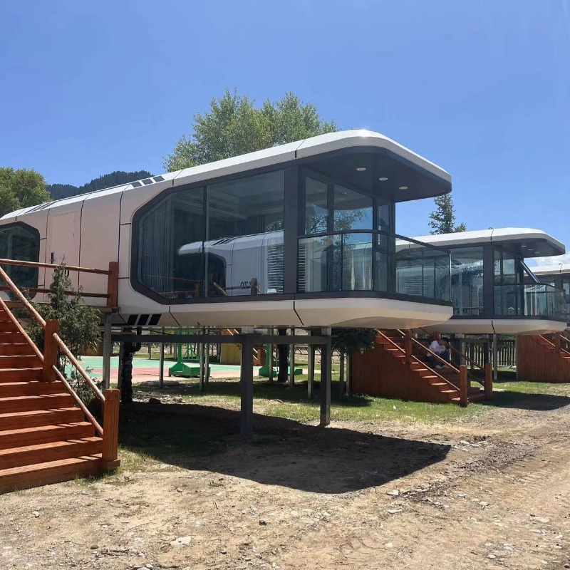 Modern Light Steel Villa Outer Framing