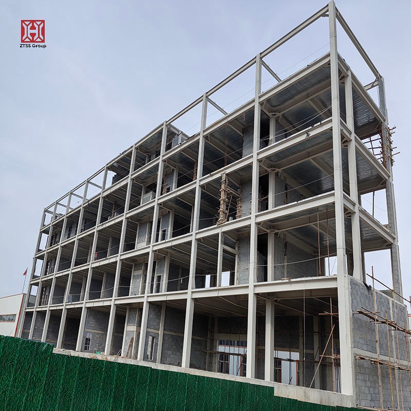 ZTSS Modern Minimalist Prefabricated Steel Structure Hospital Workshop and Office Buildings Construction Solutions