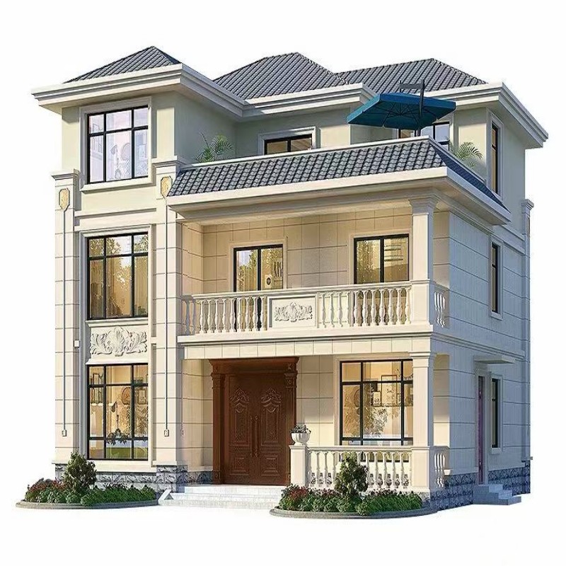 American Style, Energy-saving and Environmentally Friendly Light Steel Villa