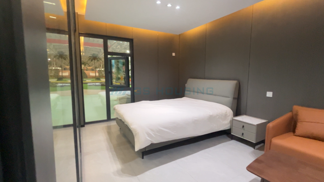 Manufacturer Custom Solution 2 Layer Light Steel Structure Eco Friendly Fast Install Prefab Modern Luxury Office Building Hotel
