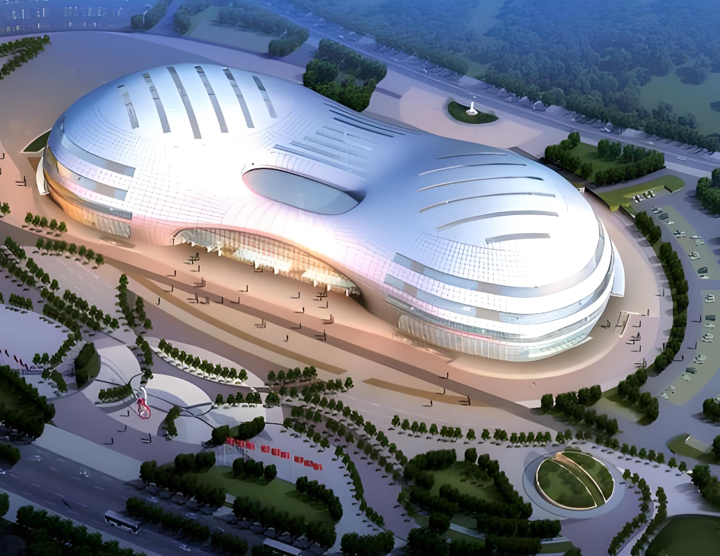 Prefabricated Steel Structure Commercial Building Multi-story Steel Frame Office Mall Hotel Construction Building