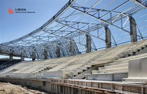 Prefabricated Soccer Stadium Durable Metal Building Efficient Cold Storage Warehouse Steel Structure Warehouse Building
