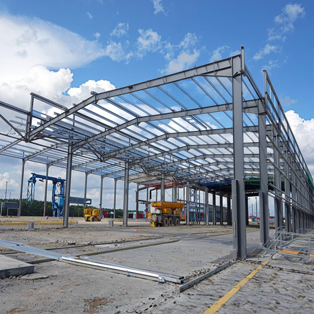 Low Cost and Cost-effective Prefabricated Light Steel House for Warehouse and Workshop