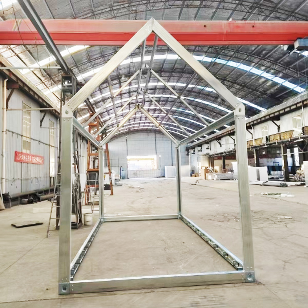 6x3x2.8 Meter 20ft Flat Pack Quick Assembly House Container Galvanized Steel Prefab House Container Frame Home