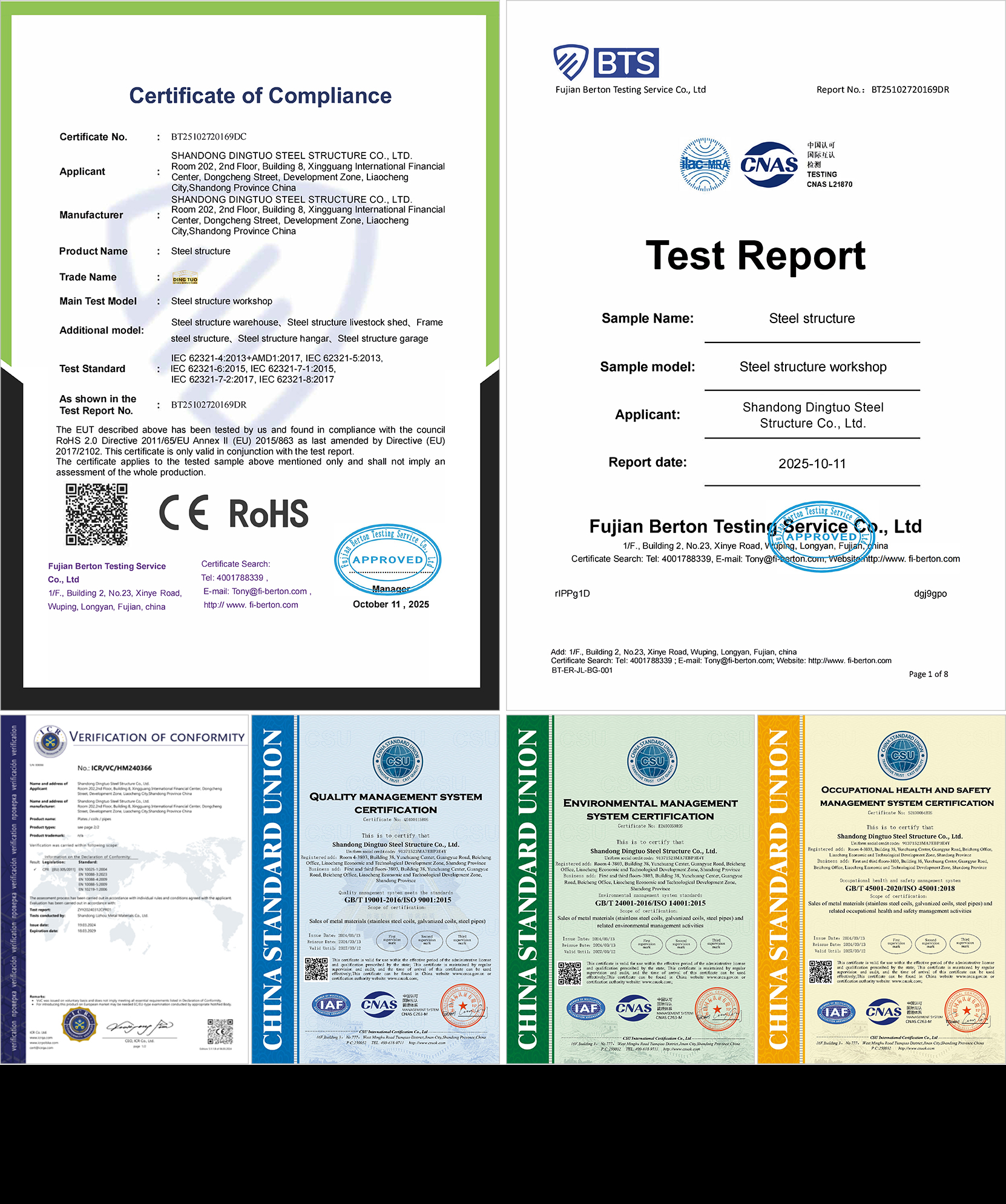 International Certification