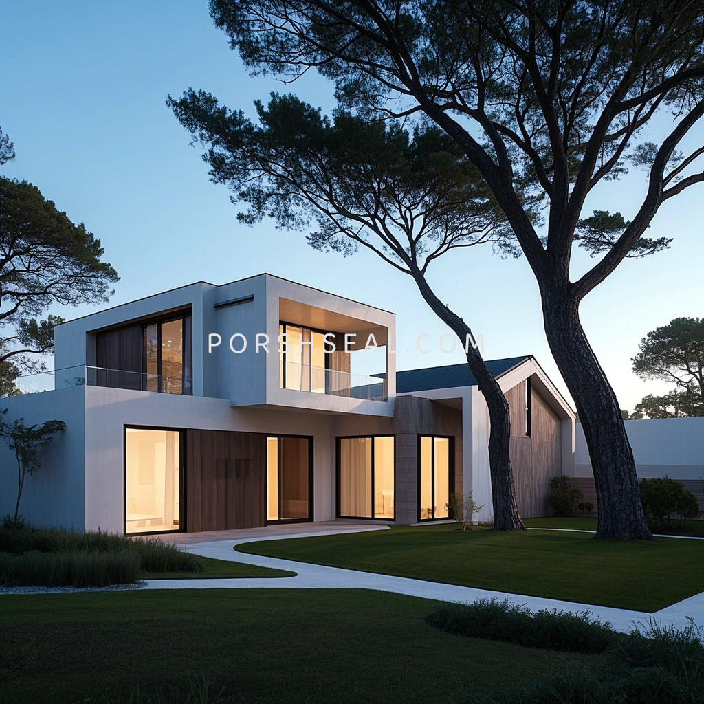 Prefabricated Villa Container House Factory Modern Luxury Portable Homes OSB Panels Customized Heavy steel Structure Villa