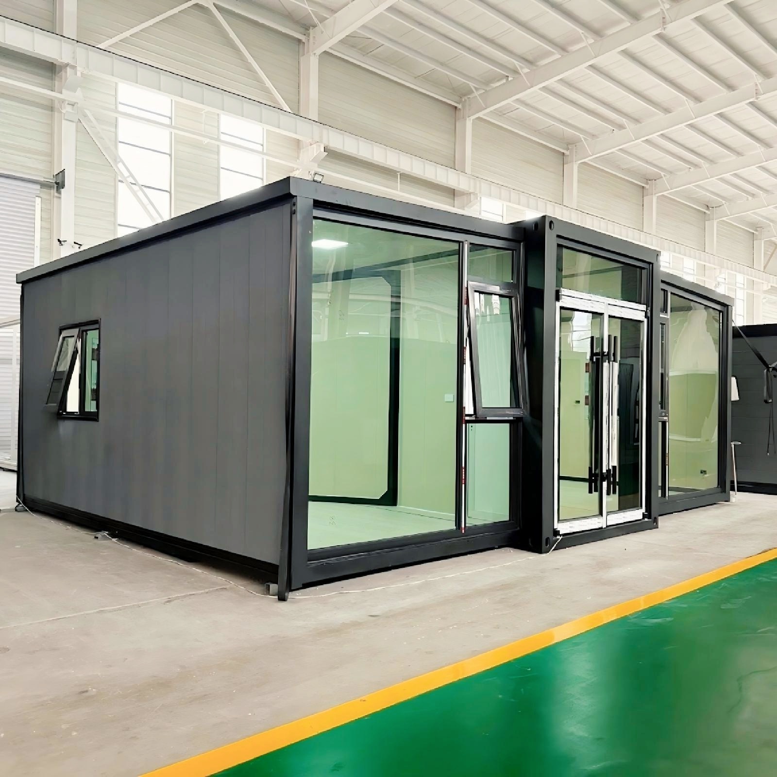 20ft Customized Luxury Living Steel Container Home Expandable 2 Bedroom Prefab House for Office Building
