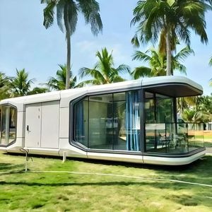 Modern Mobile Resort Pod | Luxury Light Steel Prefab House for Scenic Spot Glamping & Homestay