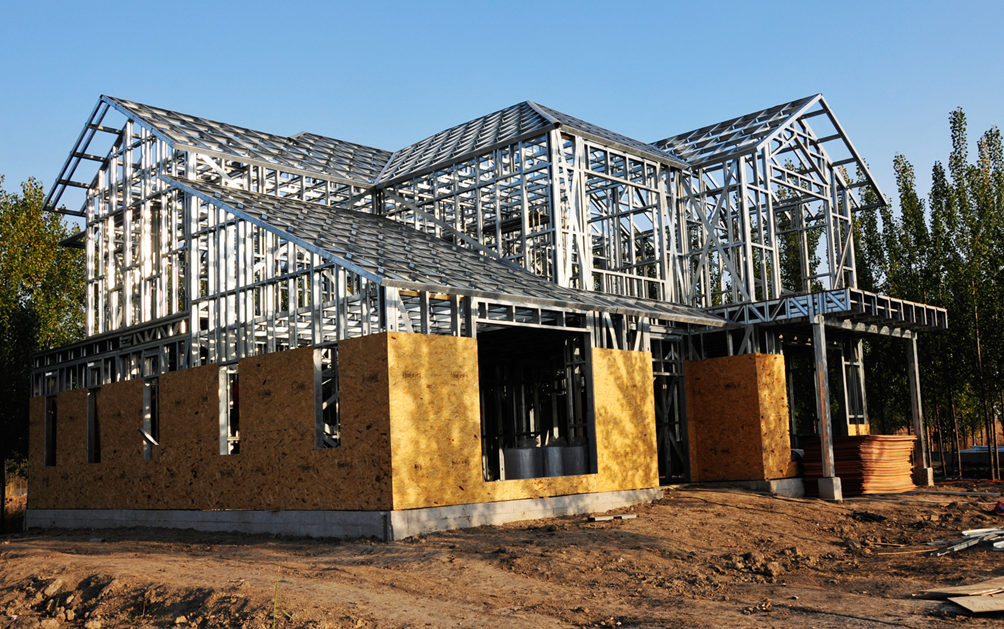 Customized Prefabricated Light Steel Structure Villa/Cottage ALC/AAC Prefab House ISO9001:2015/CE Certification Welding 50 Years