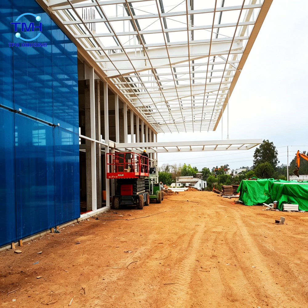 Factory Direct Custom Fabricated Pre Engineered Shopping Mall Structural Steel Framing Large Span Commercial Steel Building