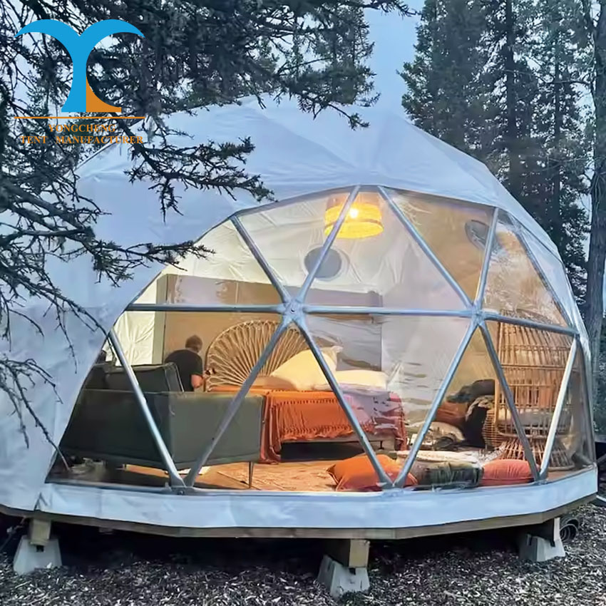 Bubble House pop up Tent Prefabricated House Mongolian Yurt Yurt House 4 Season Camping Tent Waterproof
